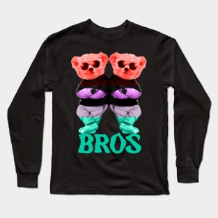 Teddy Bear Bros Long Sleeve T-Shirt